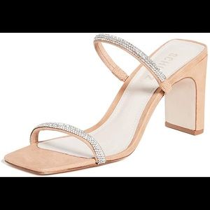 Schutz Nude Sandal Heel